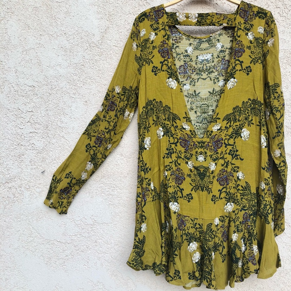 Free People Backless Mini Dress